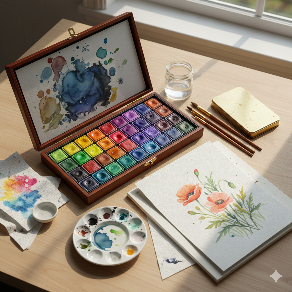Premium Watercolor Set